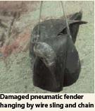 Damaged pneumatic