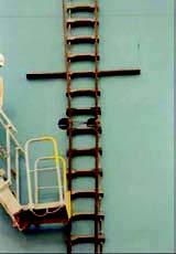 View of combination ladder