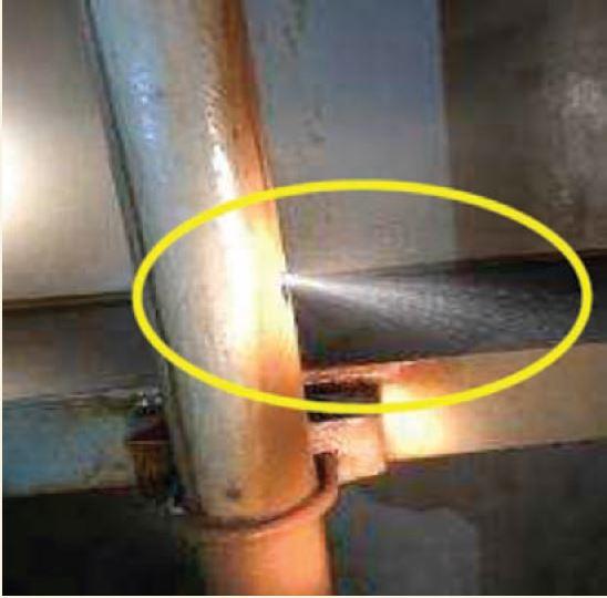 201948 Gas vapour detected in a ballast tank
