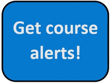 Get course alerts! image